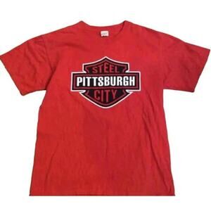 Harley Davidson Like Pittsburgh City Men’s MD Graphic T-Shirt